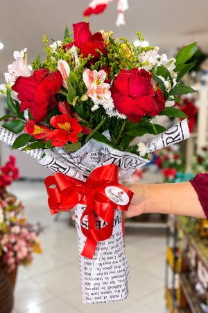 Buquê Romântico na Floricultura